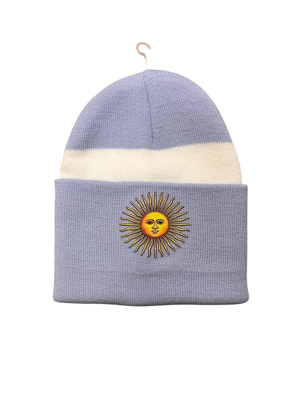 GORRO (1) GORRO LANA BANDERA <P> Personalizala con tu logo - Imagen 1