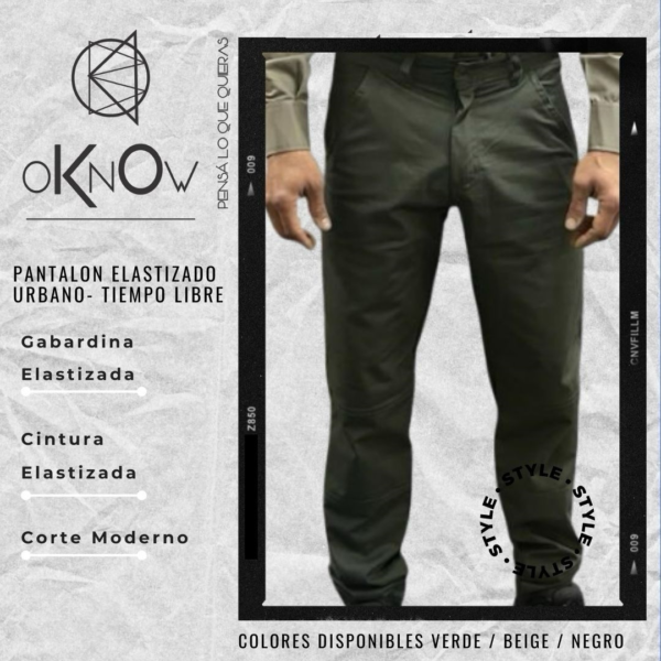 Pantalón mod. Chupín Algodón / elastano - Imagen 4