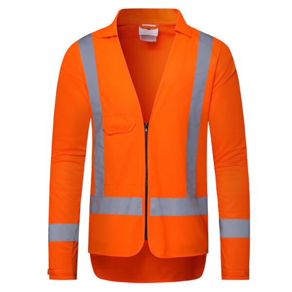 Chaleco SEGUVIAL de Alta Visibilidad Naranja fluo - Imagen 2
