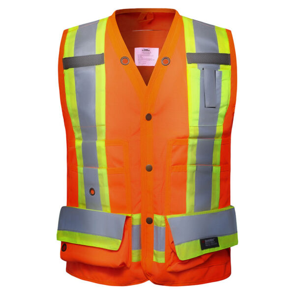 Chaleco SEGUVIAL de Alta Visibilidad Naranja fluo - Imagen 11