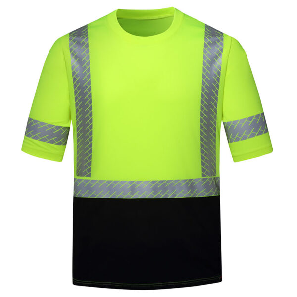Remera / Chomba SEGUVIAL de Alta Visibilidad Amarillo limón fluo - Imagen 2