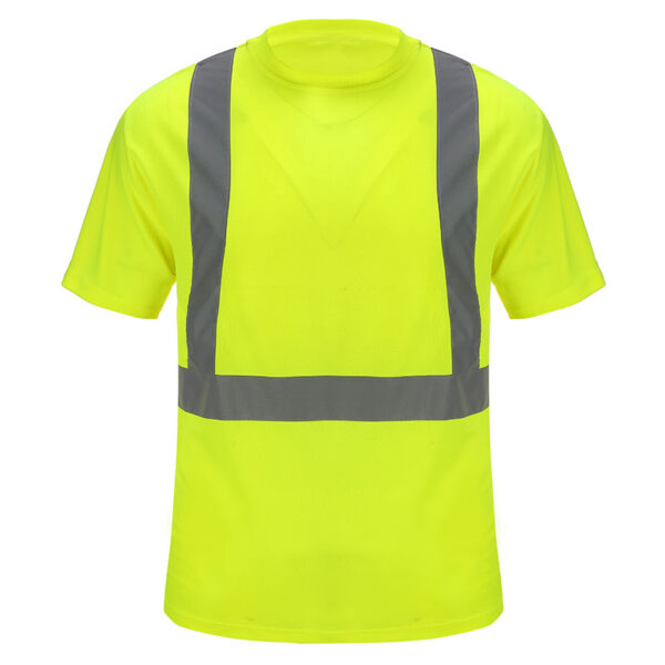 Remera / Chomba SEGUVIAL de Alta Visibilidad Amarillo limón fluo - Imagen 4