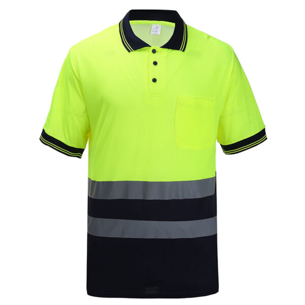 Remera / Chomba SEGUVIAL de Alta Visibilidad Amarillo limón fluo - Imagen 6