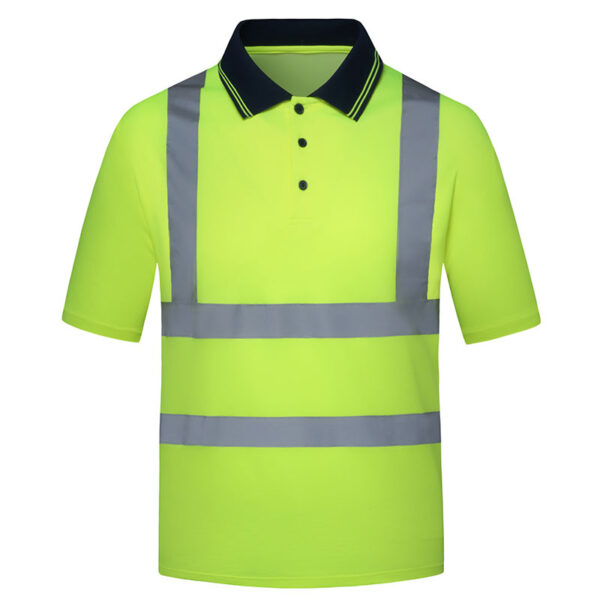 Remera / Chomba SEGUVIAL de Alta Visibilidad Amarillo limón fluo - Imagen 7