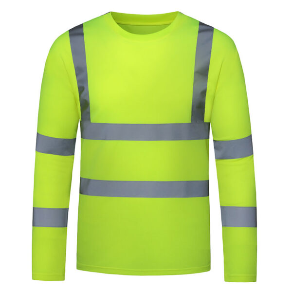 Remera / Chomba SEGUVIAL de Alta Visibilidad Amarillo limón fluo - Imagen 8