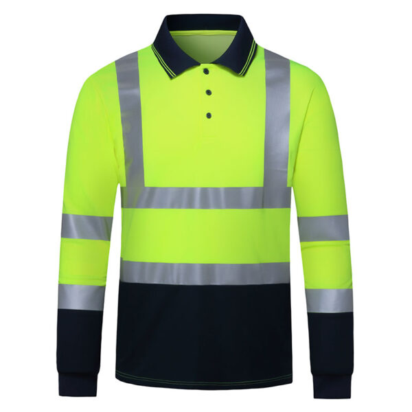 Remera / Chomba SEGUVIAL de Alta Visibilidad Amarillo limón fluo - Imagen 13