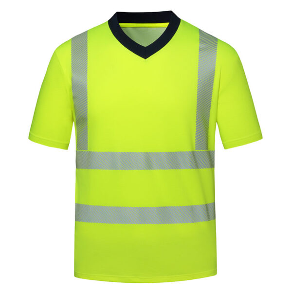 Remera / Chomba SEGUVIAL de Alta Visibilidad Amarillo limón fluo - Imagen 14