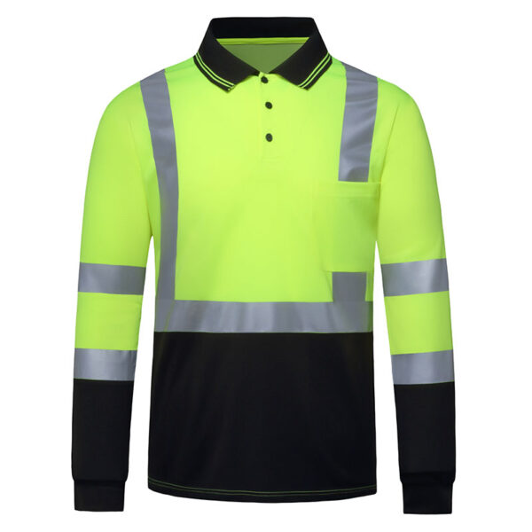 Remera / Chomba SEGUVIAL de Alta Visibilidad Amarillo limón fluo - Imagen 18