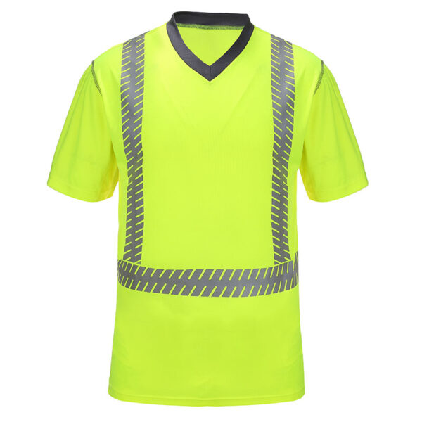Remera / Chomba SEGUVIAL de Alta Visibilidad Amarillo limón fluo - Imagen 20