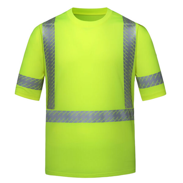 Remera / Chomba SEGUVIAL de Alta Visibilidad Amarillo limón fluo - Imagen 22