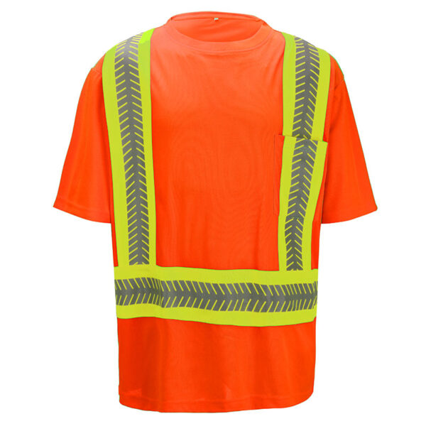 Remera / Chomba SEGUVIAL de Alta Visibilidad Naranja fluo - Imagen 5