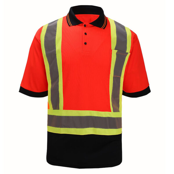 Remera / Chomba SEGUVIAL de Alta Visibilidad Naranja fluo - Imagen 6