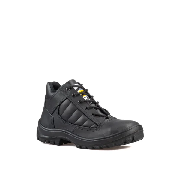 Botin Cas Boro Negro Cuero Box con Puntera de Acero - Imagen 2