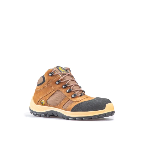 Botin Cas Litio Marron Claro Cuero Flor Nobuk - Imagen 2