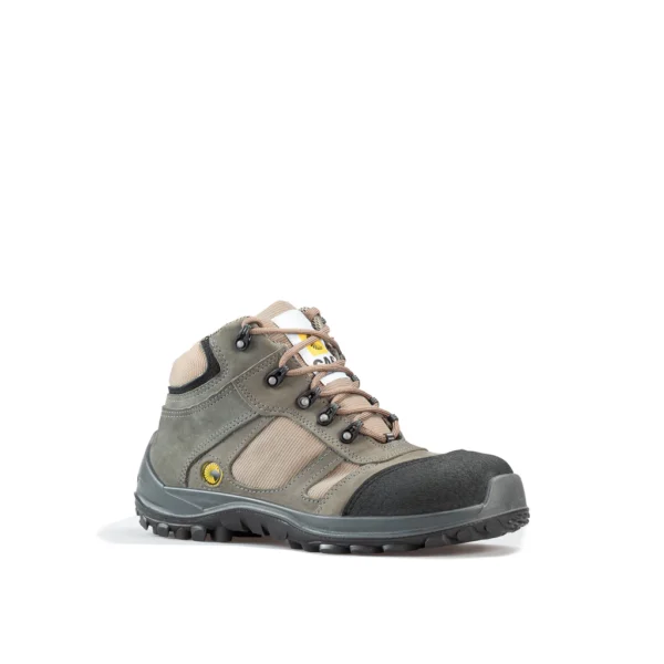 Botin Cas Litio Gris Verdoso Cuero Flor Nobuk - Imagen 2