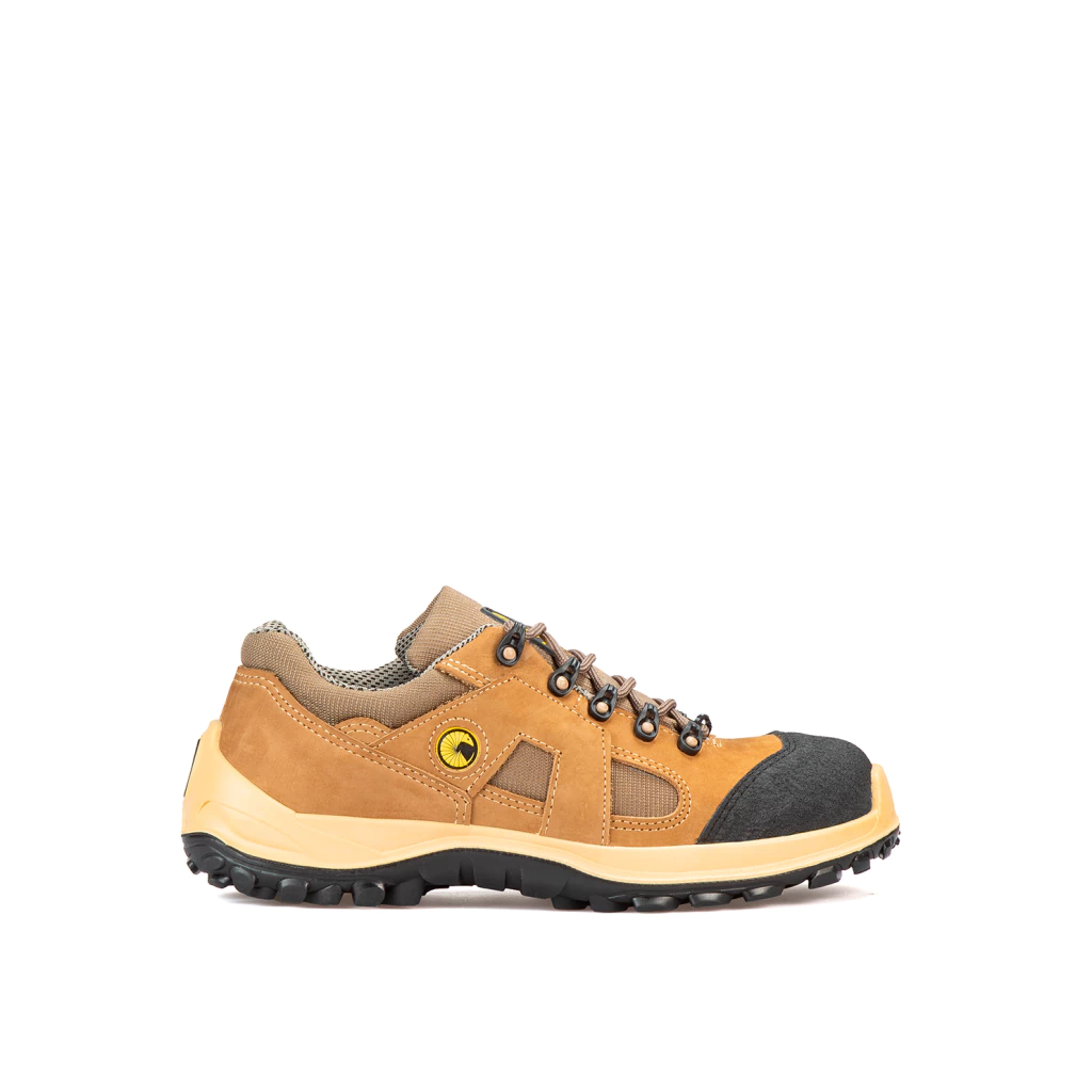zap-litio-beige-lateral-2187fee977d6f9d3da17586448466179-1024-1024 Zapatilla Cas Litio Marron Claro Cuero Flor Nobuk - Imagen 1